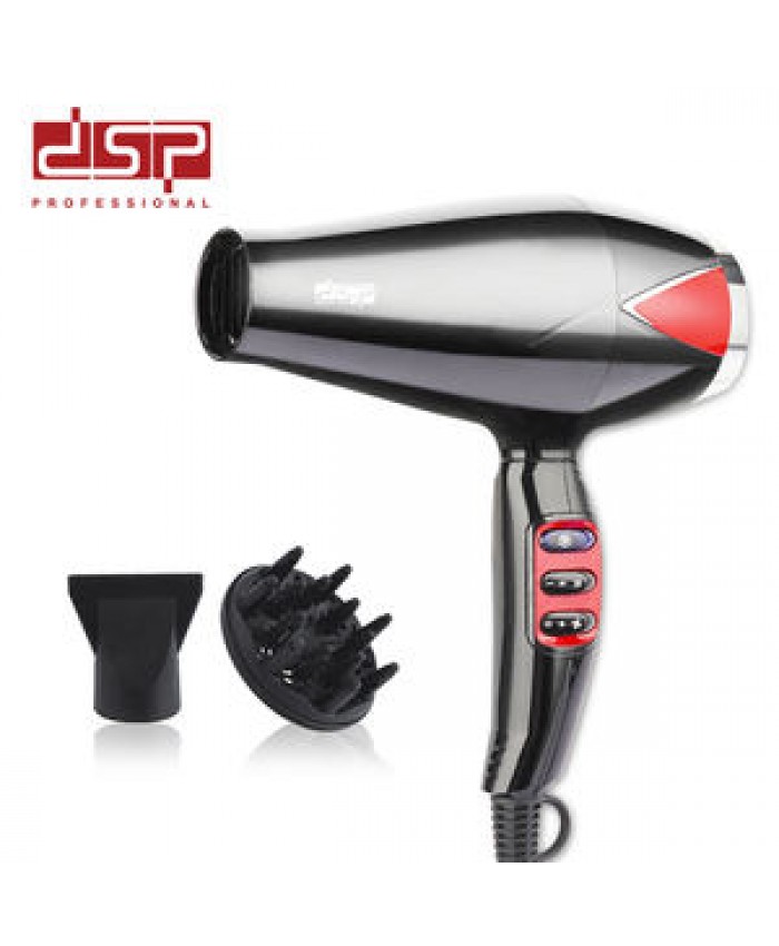 DSP Professional Salon Hair Dryer with Diffuser 2300W Concentrator Nozzle Negative Ionic Blower Dryer Hair Care Hair Dryers