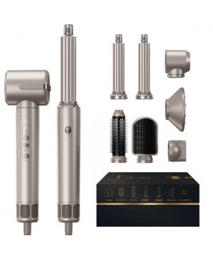 7 In 1 Hair Dryer 110000RPM High Speed Negative Ion Hair Blow Dryer Hot Air Brush 7 In 1 Airwraps Hair Styler