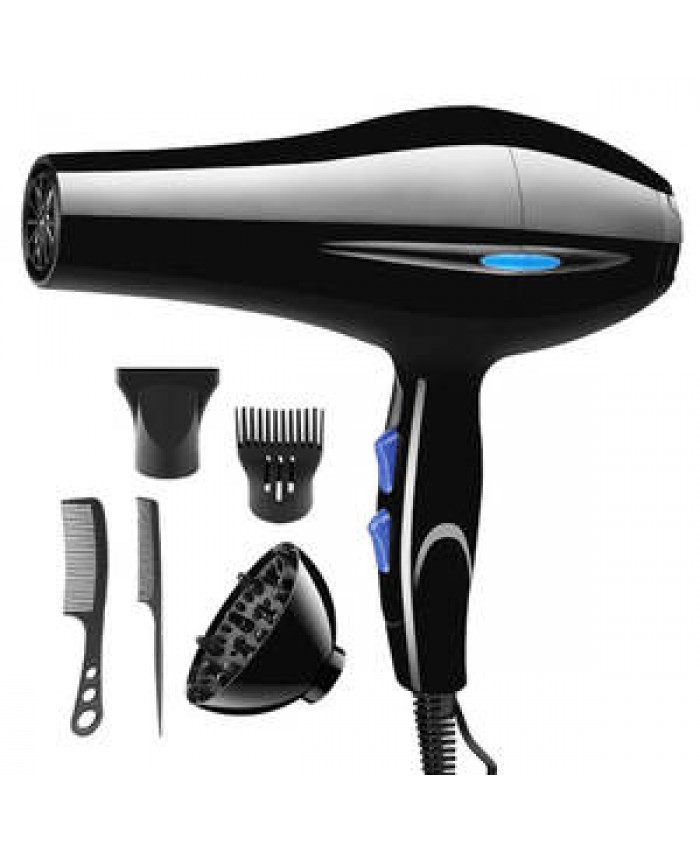 1000W Hotel Wall Mounted 5 In 1 Hair Styling High Speed Hair Dryer Professional Salon Set