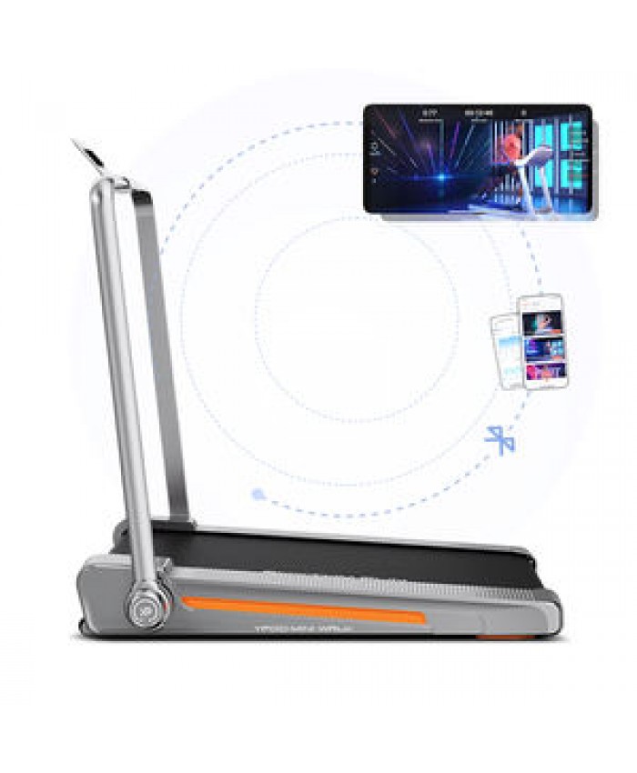YPOO mini Motorized treadmill with LED screen cheap electric treadmill running machine mini walking pad with YPOOFIT APP