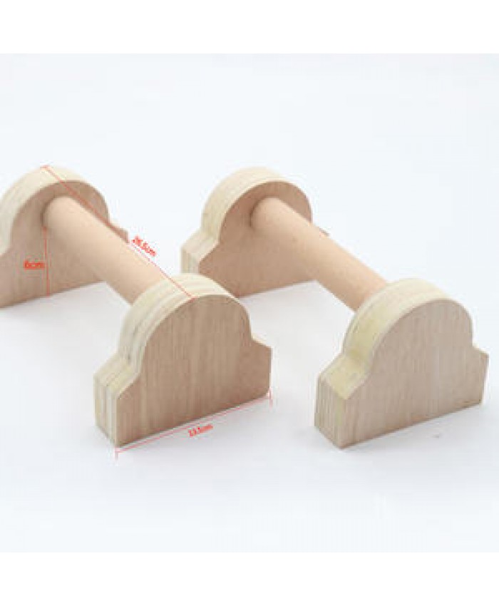 High quality Push Up Handles Solid Wood Push Up Wooden Bar for Men and Women