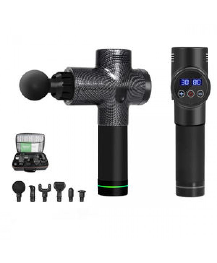30 Speed Tissue Booster Lcd Screen Percussion body deep tissue muscle Fascia massage gun