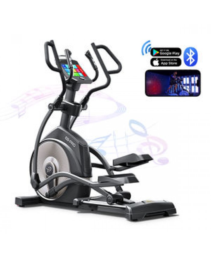 YPOO Professional elliptical trainers factory new 15KG front flywheel home fitness elliptical gym machine with Free YPOOFIT APP