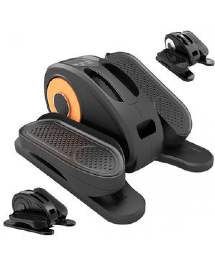 2023 Under Desk Elliptical Machine Under Desk Bike Mini Electric Elliptical Training Machine with Remote for Home Office Workout