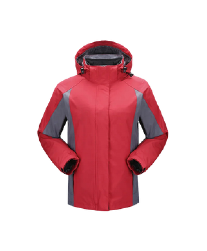 BR203 Red Outdoor Winter Coat Three-in-One Anti-Cold and Warm Safety Product for Protection