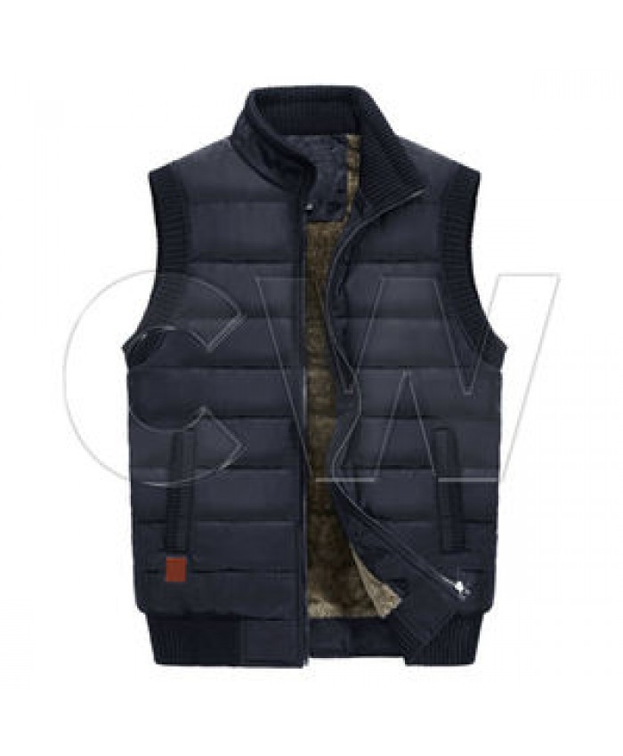 Men Winter Street Wear Urban Styles Vest Plus Size Sleeve Less Puffer Jackets Hoodies