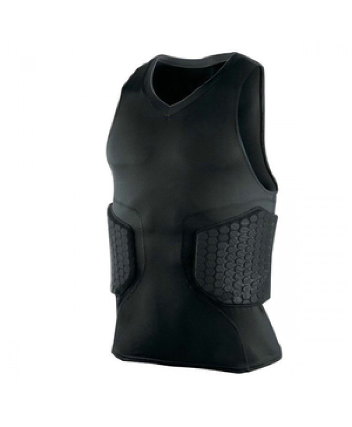 Manufacturer Black Honeycomb Padded Compression Vest Men Inner Wear Sports Fitness Protector Anticollision Workout Tank Top