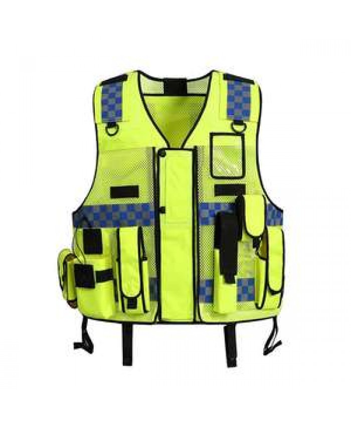 Custom Cheap Safety Vests Reflective Work Wear Vest New Style 2024 Customize safety work wear vests