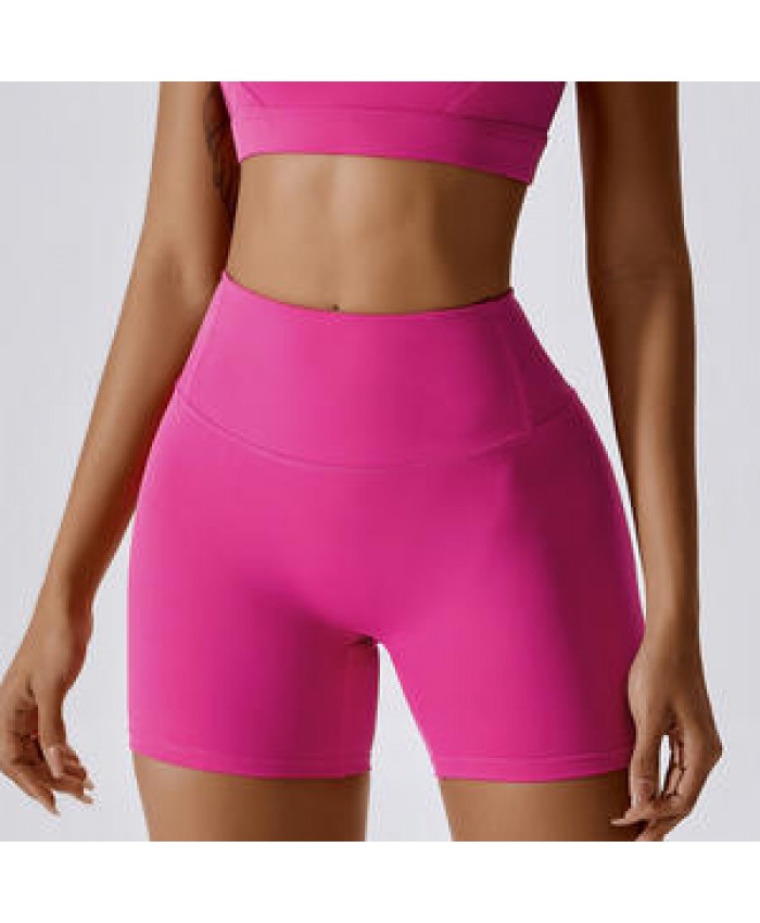 Fitness yoga pants women's style high waist buttock lifting sports shorts women's outer wear running fitness shorts
