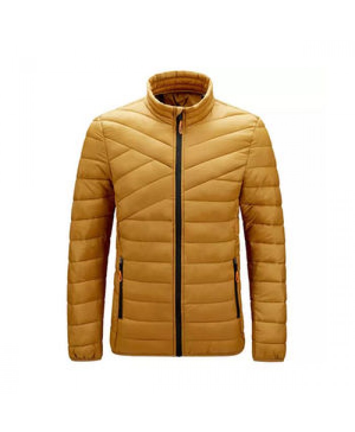 Winter Jacket Men's Stand Collar Warm Parka Coat Street Fashion Casual Brand Outer Men's Winter Down Jacket