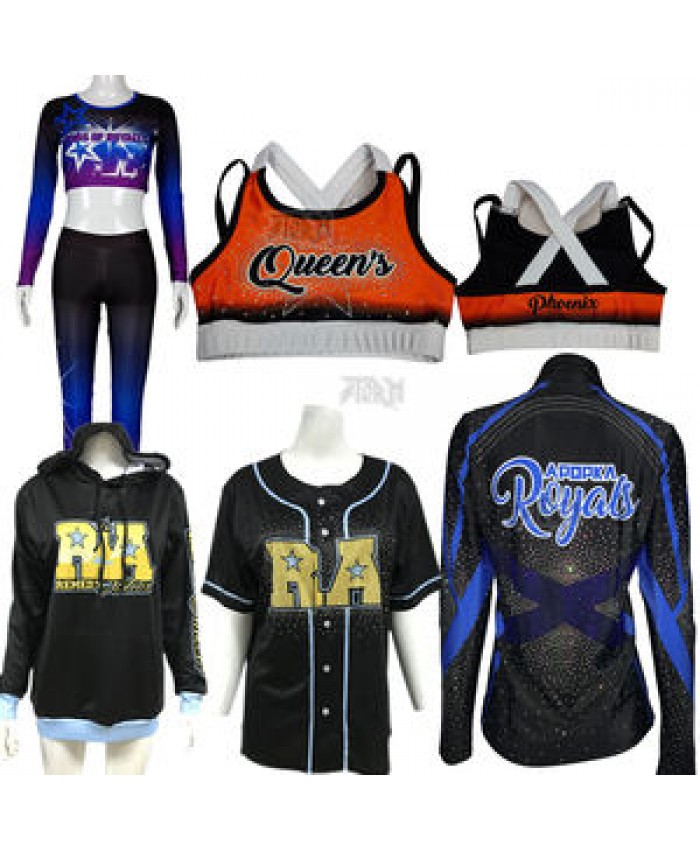 Cheer and cheerleading dance athletics practice wear Tracksuit CustDancing Warm up Sublimation Dance Team Wear Wholesale