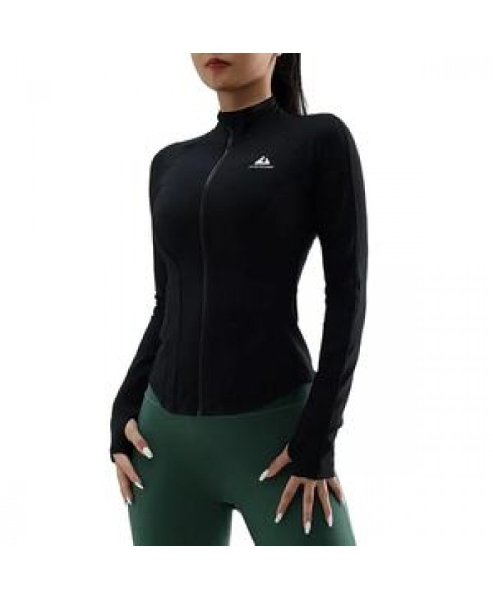 New Fitness Yoga Shirt Women Clothes Gym Long Sleeve Sports Jacket Quick Drying Yoga Wear Outdoor Running Tracksuit for Women