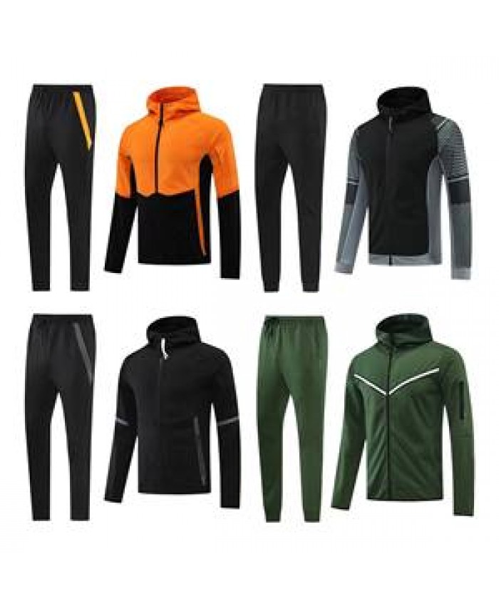 Tracksuit Factory Direct Sale New Season Adults Soccer Jerseys Sets Running Jackets Sports Training Soccer Tracksuit