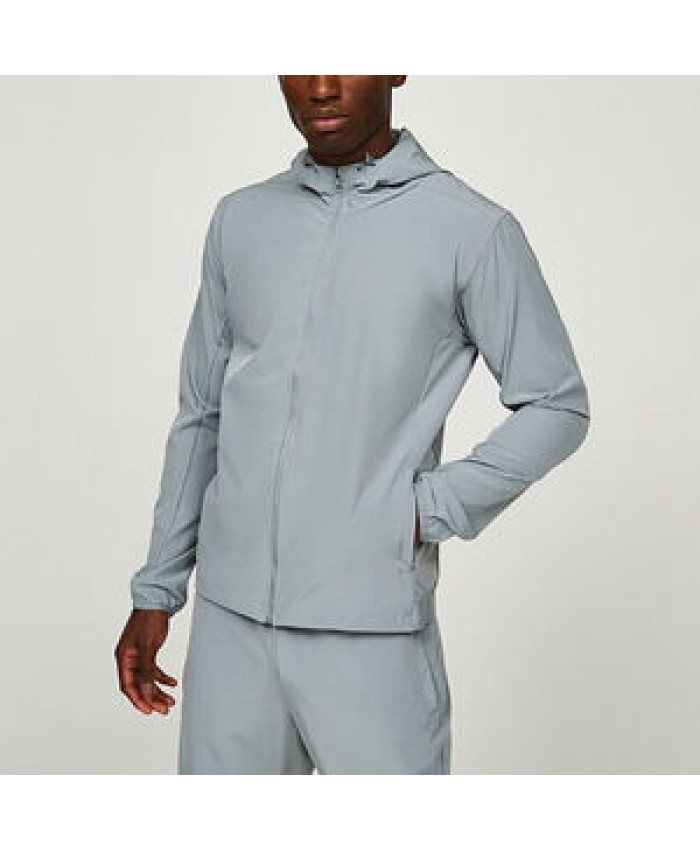 Wholesale Gym Embroidery Sweatsuit Jogger Tracksuits Men Custom Logo Pocket Jogger Suits Set 2 Piece Men's windbreaker Tracksuit