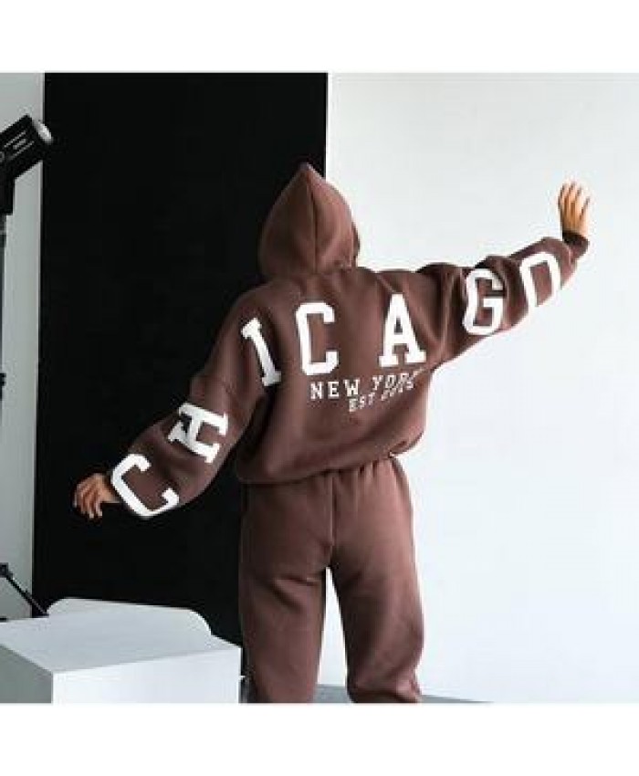 custom logo hoodies and sweat pants jogger set woman,women tracksuit 2 two piece set sweatpants and hoodie set,women hoodies