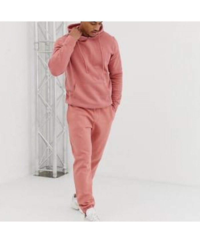 wholesale sweat suits custom survetement coton tracksuits plain ready to ship fleece fitted sweatshirt tracksuit